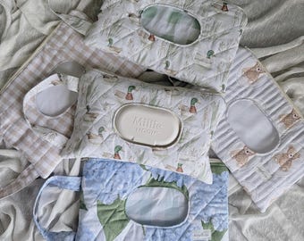 Baby Wipe Bag | Baby Wipe Bag | Quilted Wipe Pouch
