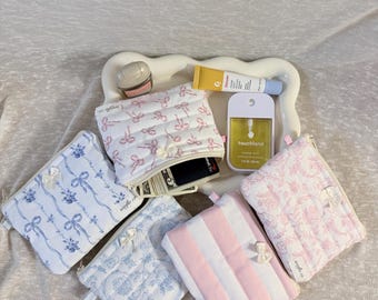 Coquette Wallet | Quilted Coin Purse