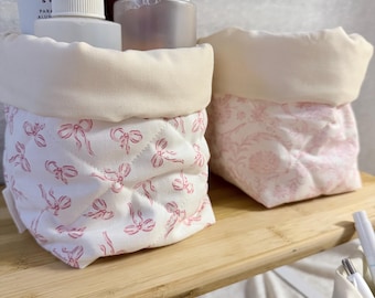 Coquette Vanity Organizer | Vanity Organizer | Quilted Organizer
