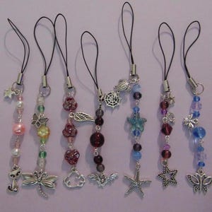 Chaveiros/encantos estéticos artesanais para celular