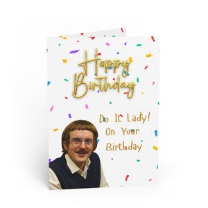 Do It Lady | Chit Birthday Card | Do It Lady Greeting Card Confetti