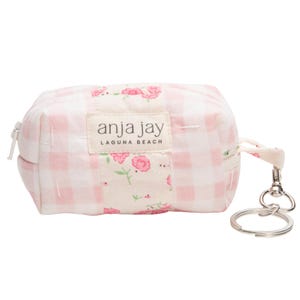 Keychain with Mini Pouch, Peach Perfect