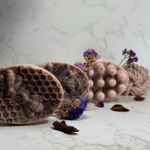 2 handmade soaps, natural soaps, cocoa soap, soap for dry and sensitive skin, parben-free soap, 100% vegan soap