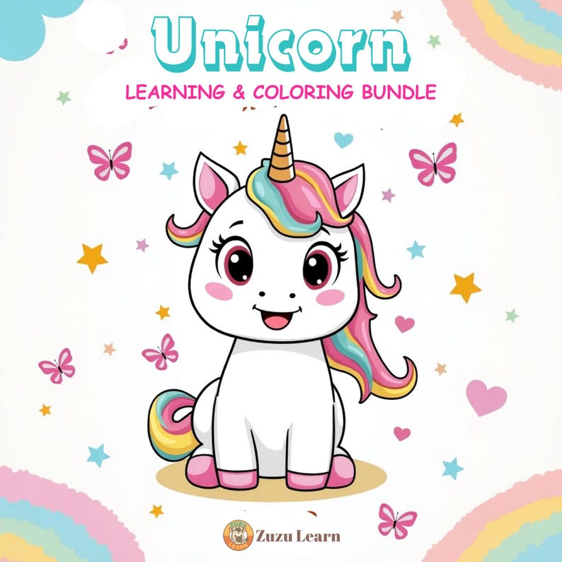 Unicorn Coloring & Activity Bundle | Printable Worksheets for Kids ...