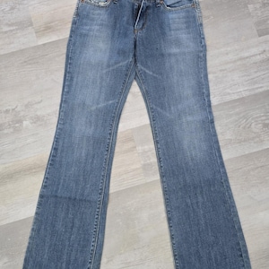 Joe's Jeans The Taylor Wide Leg Pants 26 J00164 High Rise Y2K Retro Denim EUC image 8
