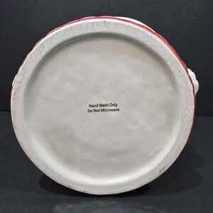 Cascanueces de cerámica Buckingham, imitación de Mackenzie Childs, tarro de galletas de 11.5" imagen 9