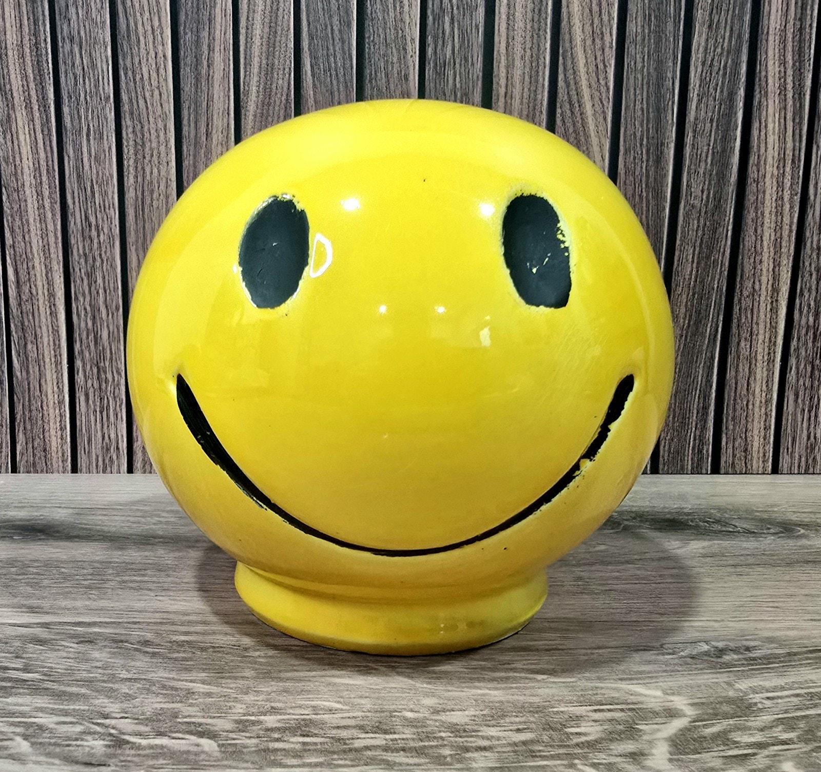 レトロ　ビンテージ　スマイリーフェイス　貯金箱 レトロ ビンテージ スマイリーフェイス 貯金箱 レトロ ビンテージ
