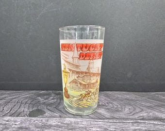 Vaso de cristal vintage del Derby de Kentucky de 1978, edición oficial de Mint Julep de Churchill Downs (6 unidades disponibles)