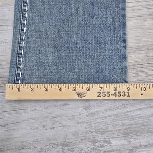 Joe's Jeans Mendrix Lite Rainbow Stitch Bell Bottom Flare 28 J00101 Y2K Boho imagen 9