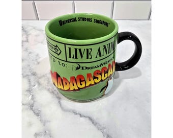 Universal Studios Singapore Madagascar Coffee Cup - DreamWorks