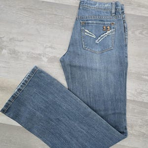 Joe's Jeans The Taylor Wide Leg Pants 26 J00164 High Rise Y2K Retro Denim EUC image 1