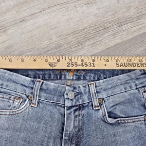 7 For All Mankind A-Pocket Bootcut Jeans Women's 27 Style U130055U Y2K Vintage image 5