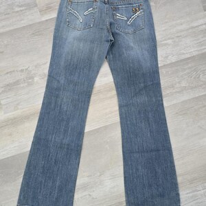 Joe's Jeans The Taylor Wide Leg Pants 26 J00164 High Rise Y2K Retro Denim EUC image 9