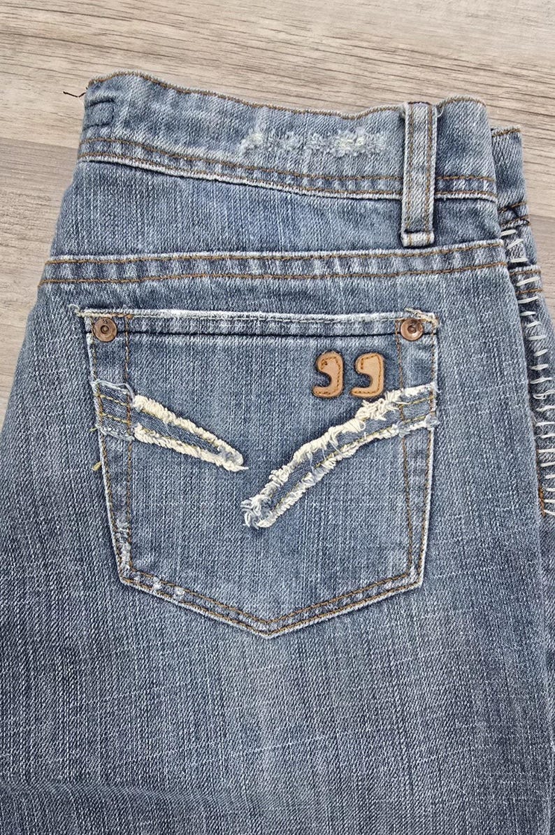 Joe's Jeans The Taylor Wide Leg Pants 26 J00164 High Rise Y2K Retro Denim EUC image 2