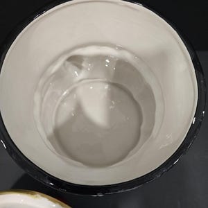 Cascanueces de cerámica Buckingham, imitación de Mackenzie Childs, tarro de galletas de 11.5" imagen 7