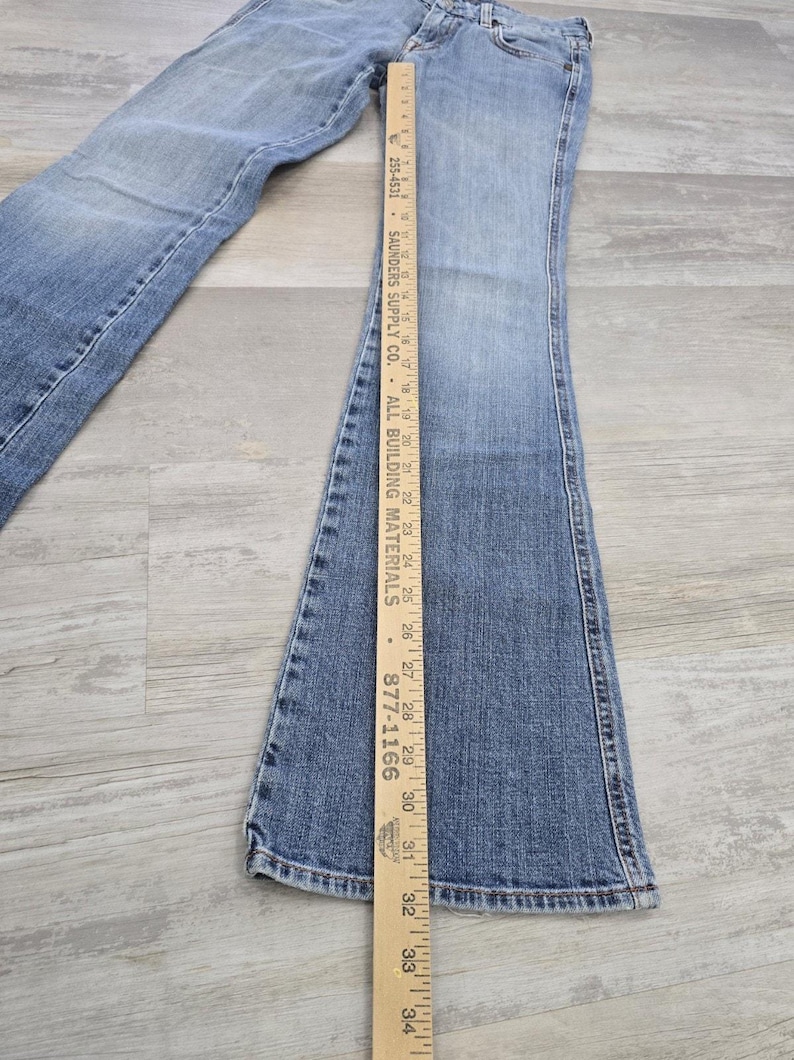 7 For All Mankind A-Pocket Bootcut Jeans Women's 27 Style U130055U Y2K Vintage image 3