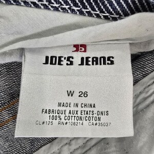 Joe's Jeans The Taylor Wide Leg Pants 26 J00164 High Rise Y2K Retro Denim EUC image 6