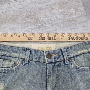 Joe's Jeans Mendrix Lite Rainbow Stitch Bell Bottom Flare 28 J00101 Y2K Boho imagen 5