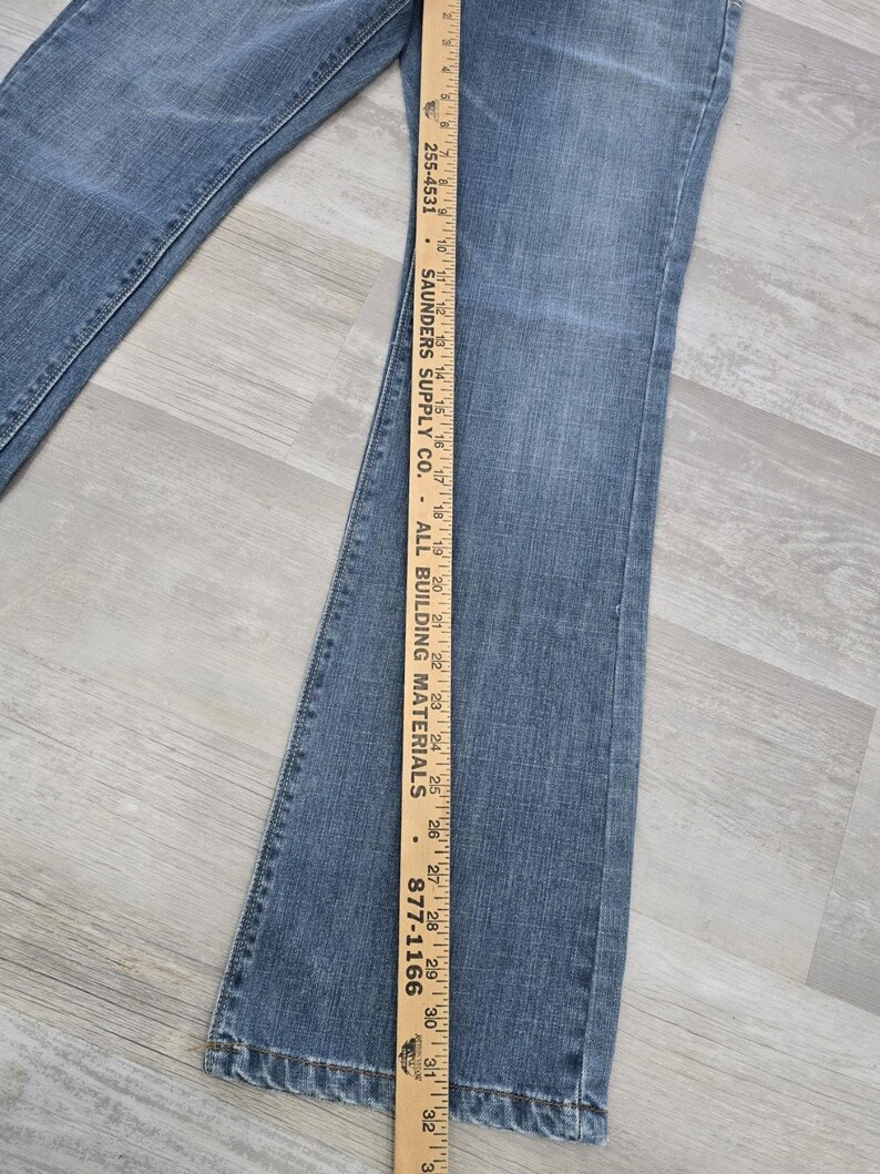 Joe's Jeans The Taylor Wide Leg Pants 26 J00164 High Rise Y2K Retro Denim EUC image 3