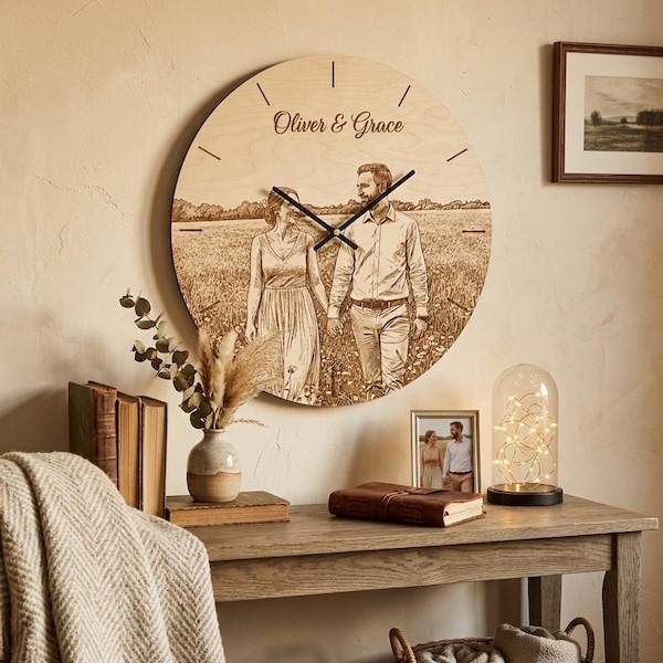 Custom Photo Clock - Etsy