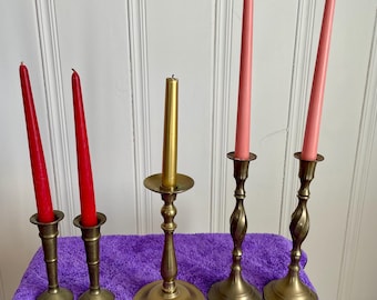 Vintage Brass Candlesticks