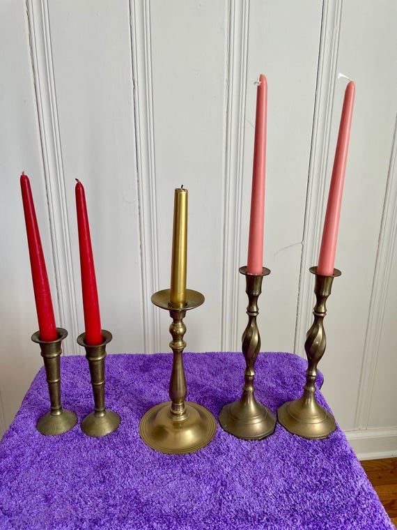 Vintage Brass Candlesticks