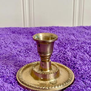 Vintage Brass Candlesticks K