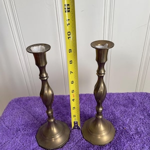 Vintage Brass Candlesticks R
