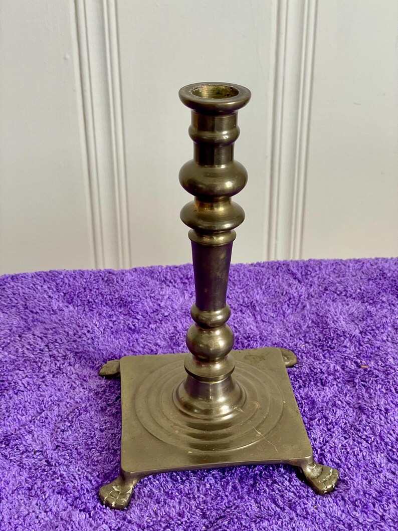 Vintage Brass Candlesticks P