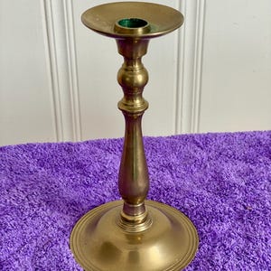 Vintage Brass Candlesticks Q