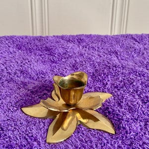 Vintage Brass Candlesticks J