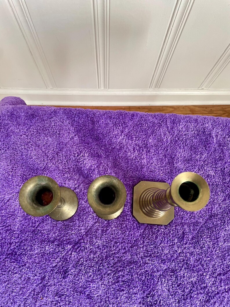Vintage Brass Candlesticks image 17