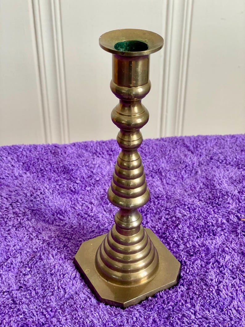 Vintage Brass Candlesticks O