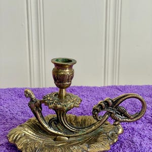 Vintage Brass Candlesticks M