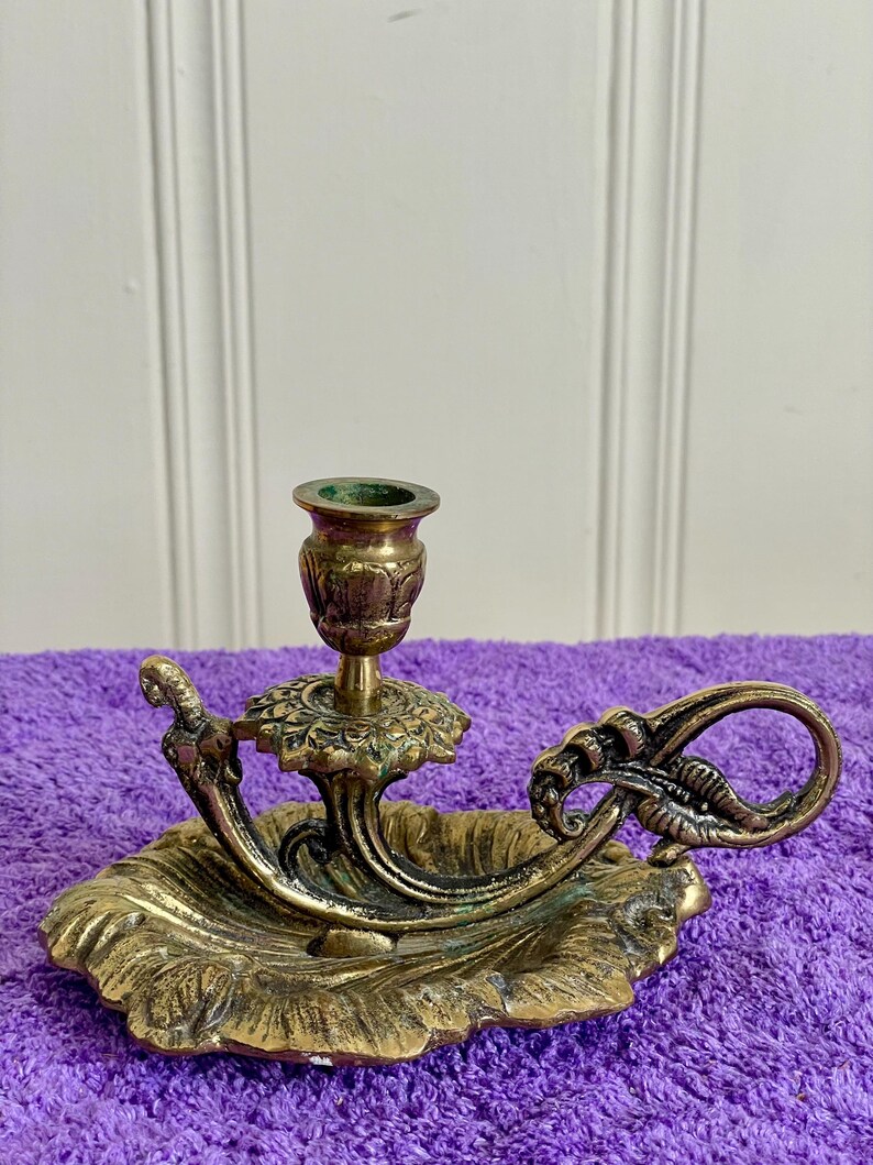 Vintage Brass Candlesticks M