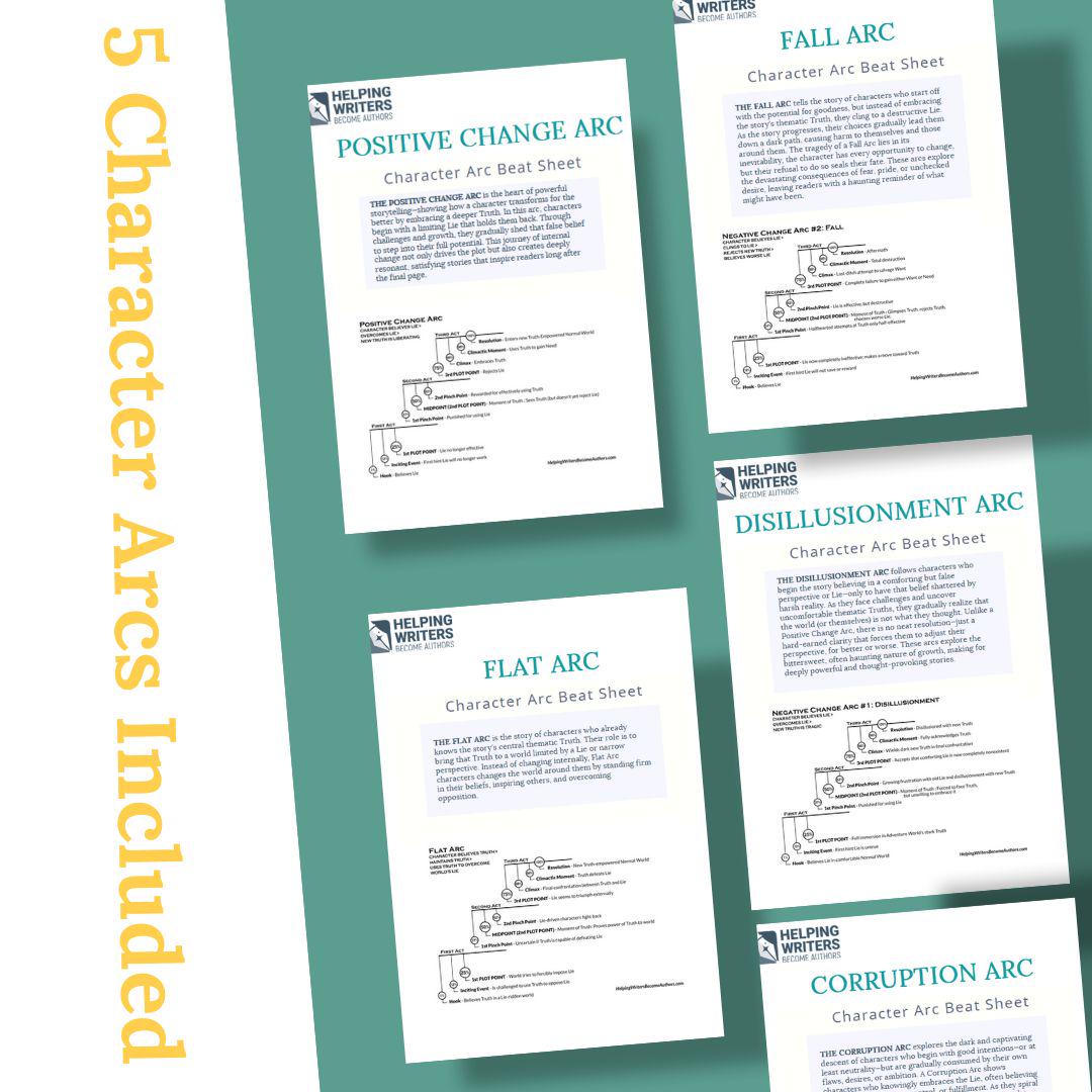 Character Arc Quick Guide (5 Worksheet Pack) – Character Development ...