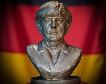 Busto de Angela Merkel