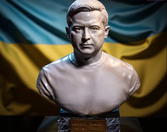 Busto de Volodimir Zelenski