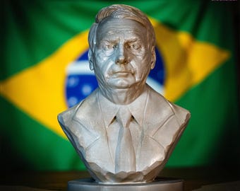 Busto de Jair Bolsonaro