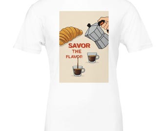 Caffeinated & Carefree: Espresso Mood Unisex Tee - Eco-Friendly Soft Cotton T-Shirt