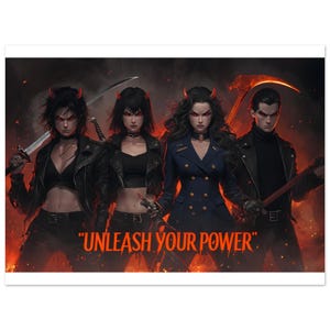 Idols of the Underworld: K-Pop Demon Hunters Poster - Unique Art Print for Fans