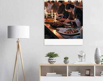Japanese Dining Print – Kitchen Wall Art, FSC-Certified Paper