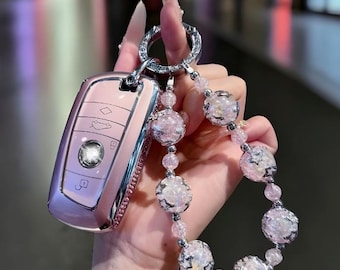 Funda para llave de coche BMW, funda protectora para llave de coche, protector de llave de TPU, compatible con F30, F10, F20, X3, X5 y más, soporte para llavero, accesorios para coche, llavero