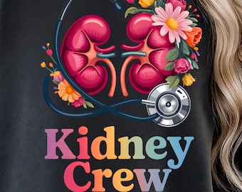 Kidney Crew Clipart  conception de sensibilisation pour des tasses, des chemises (PNG, SVG, PDF)