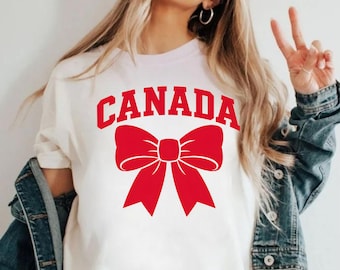 Canada Red Bow SVG PNG (Digital Download)