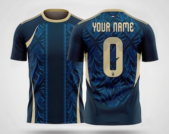 Italy Heritage Gold Concept jersey – aangepaste naam en nummer voetbalshirt