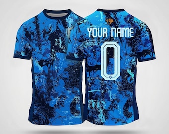 Netherlands Blue Beast Concept Jersey – Custom Name & Number Football Shirt