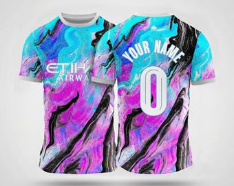 Man City Concept Jersey - Fußballtrikot mit individuellem Name & Nummer