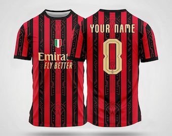 Milan Concept jersey – aangepaste naam en nummer voetbalshirt
