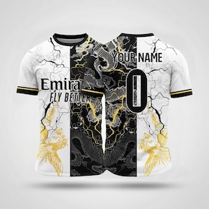 Madrid Fantasy Electric Dragon Concept Jersey – Custom Name & Number Football Shirt